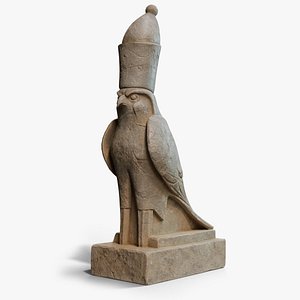 3D Egyptian Statue Horus model