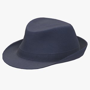 3D model Fedora Low Poly