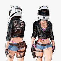 Lady Biker