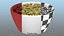 3D Beans and Seeds in a Bowl Collection 3 model