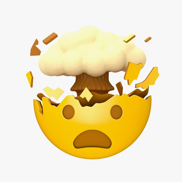 3D Apple Exploding Head model