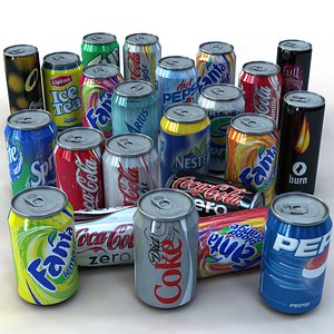3ds 24 soda cans pack