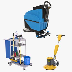 Cleaning Equipment Collection 3D model