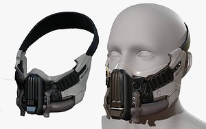 fashion mask 3D model