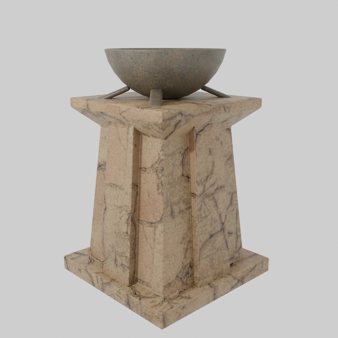 3D Ancient Egyptian Brazier Model TurboSquid 2124520