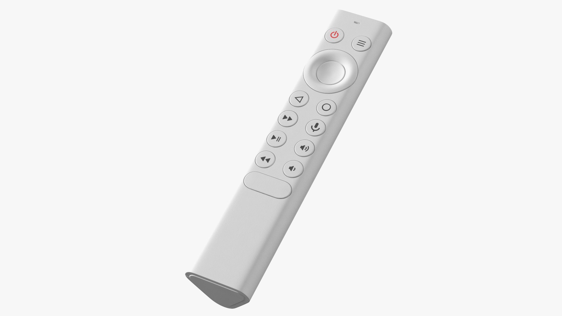 TVbased Digital Media Player Remote 3D TurboSquid 1919691