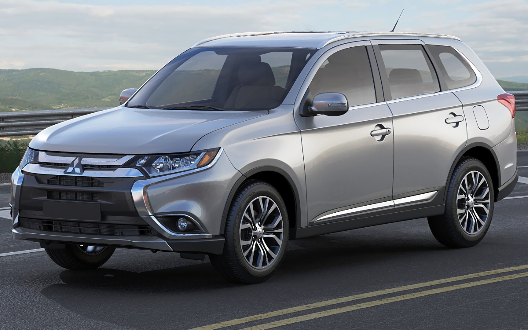 3d Model Mitsubishi Outlander 2016