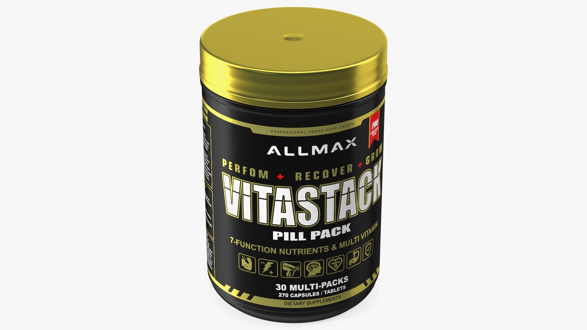 Allmax Nutrition Vitastack Multivitamin 3D model preview