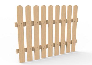 Wooden Fence model