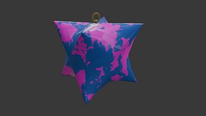 Dream Star-Stylized Fantasy Star Decoration 3D model