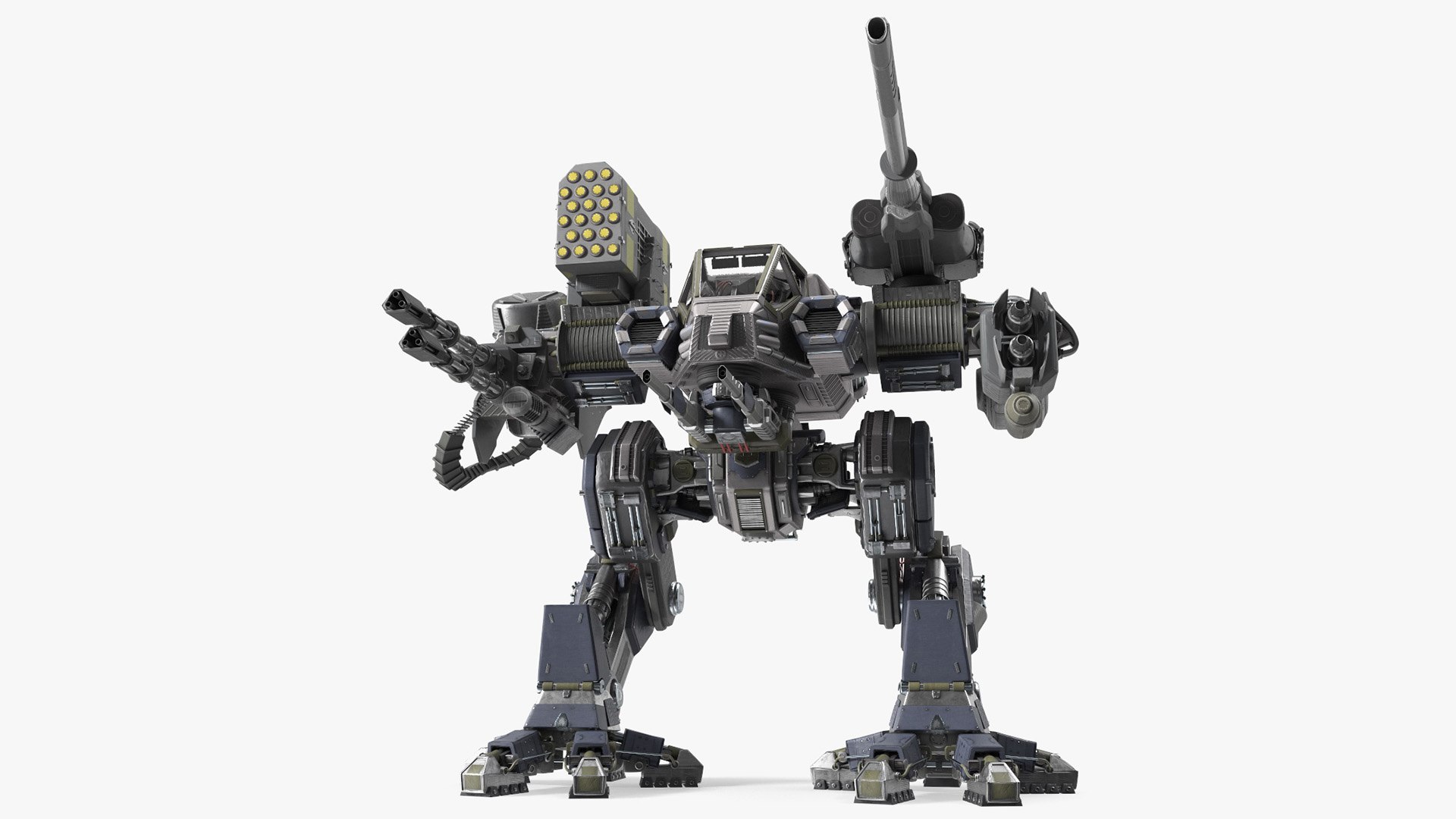 Large Walking War Robot 3D model preview