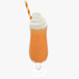 3D cocktail smoothie beverage model