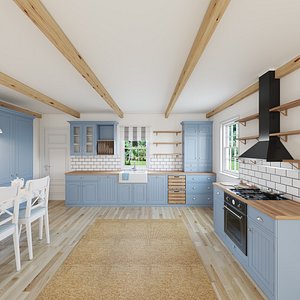 kitchen interior - 3D model
