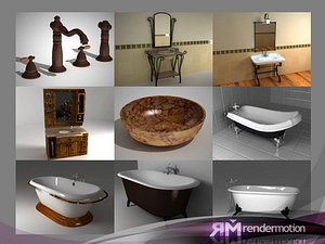 rustic furniture d4 3d max