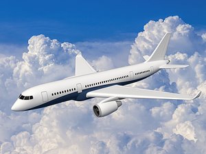Generic Airliner  - Airplane - Plane - Low Poly