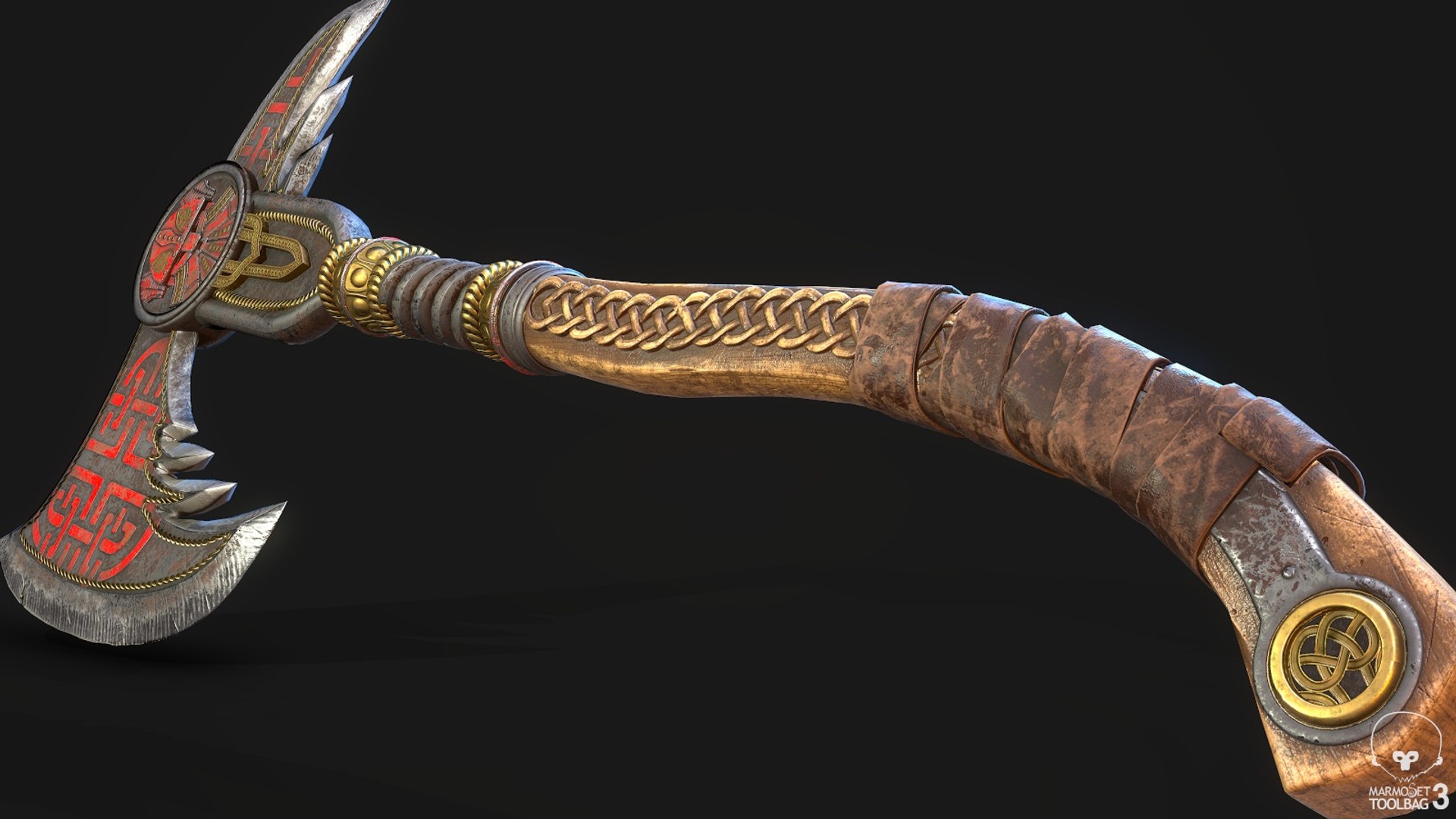Axe 3 3D Model - TurboSquid 1376432