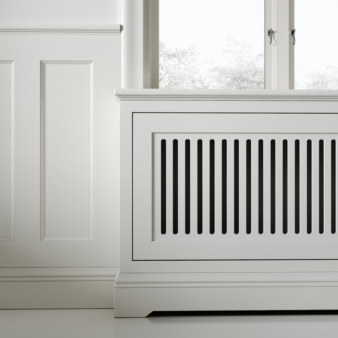Classic Window With Radiator Screen 001 3D Model - TurboSquid 2173659
