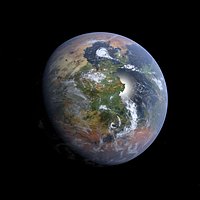 Fictional Alien Earth-like Planet 2 12k