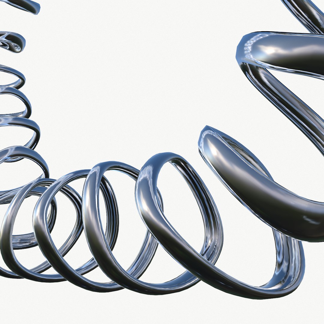 3D Metal Spiral Spring Model - TurboSquid 1410662
