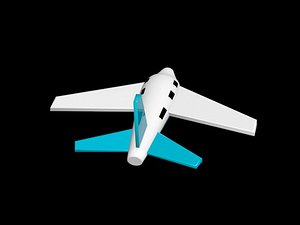 3d plane model