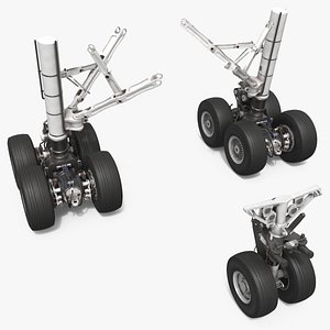 3D Aircraft Boeing 787 Landing Gear model
