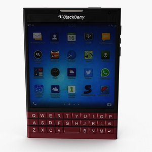 blackberry passport 3D model
