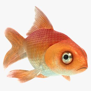 3D goldfish pbr
