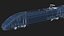 euroduplex tgv treno passeggeri low poly