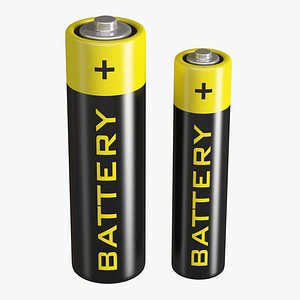 3D model Duracell AA Battery VR / AR / low-poly