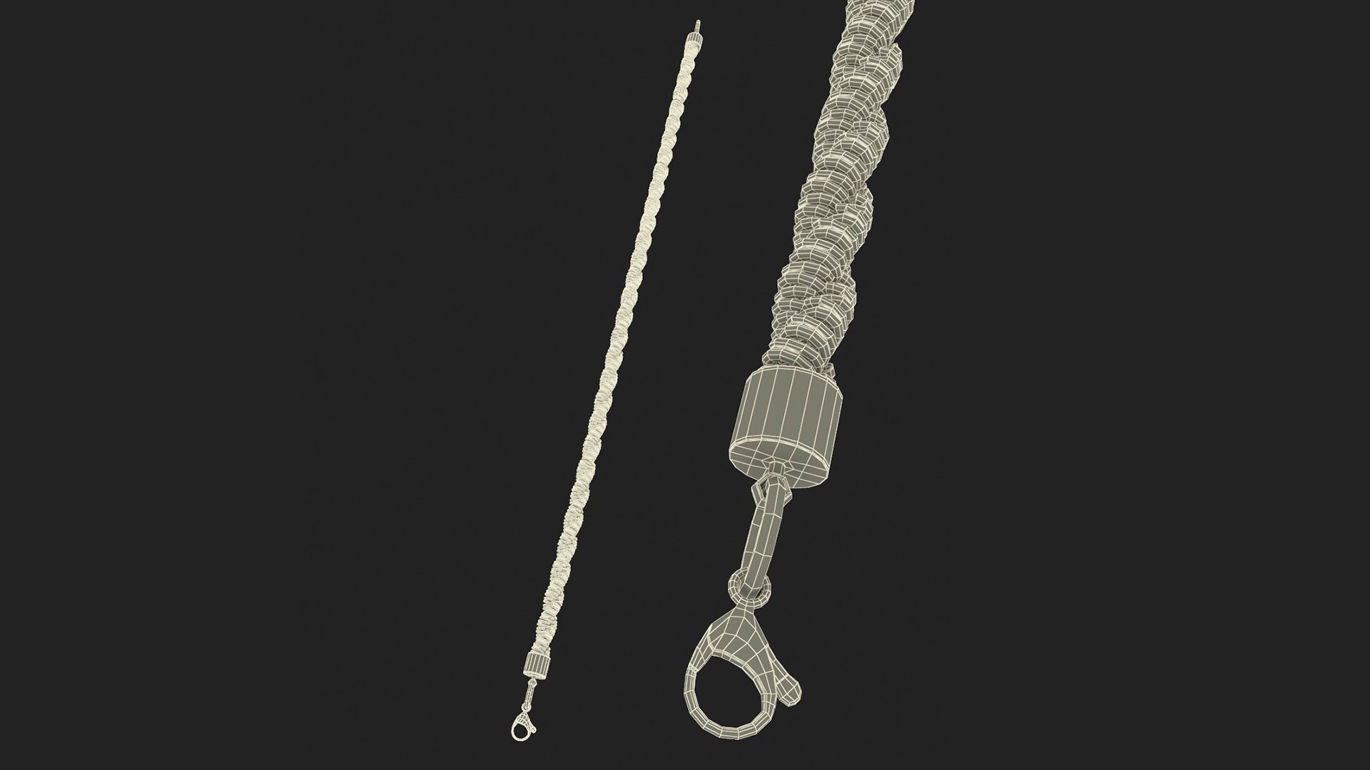 3D Golden Rope Chain - TurboSquid 2239825