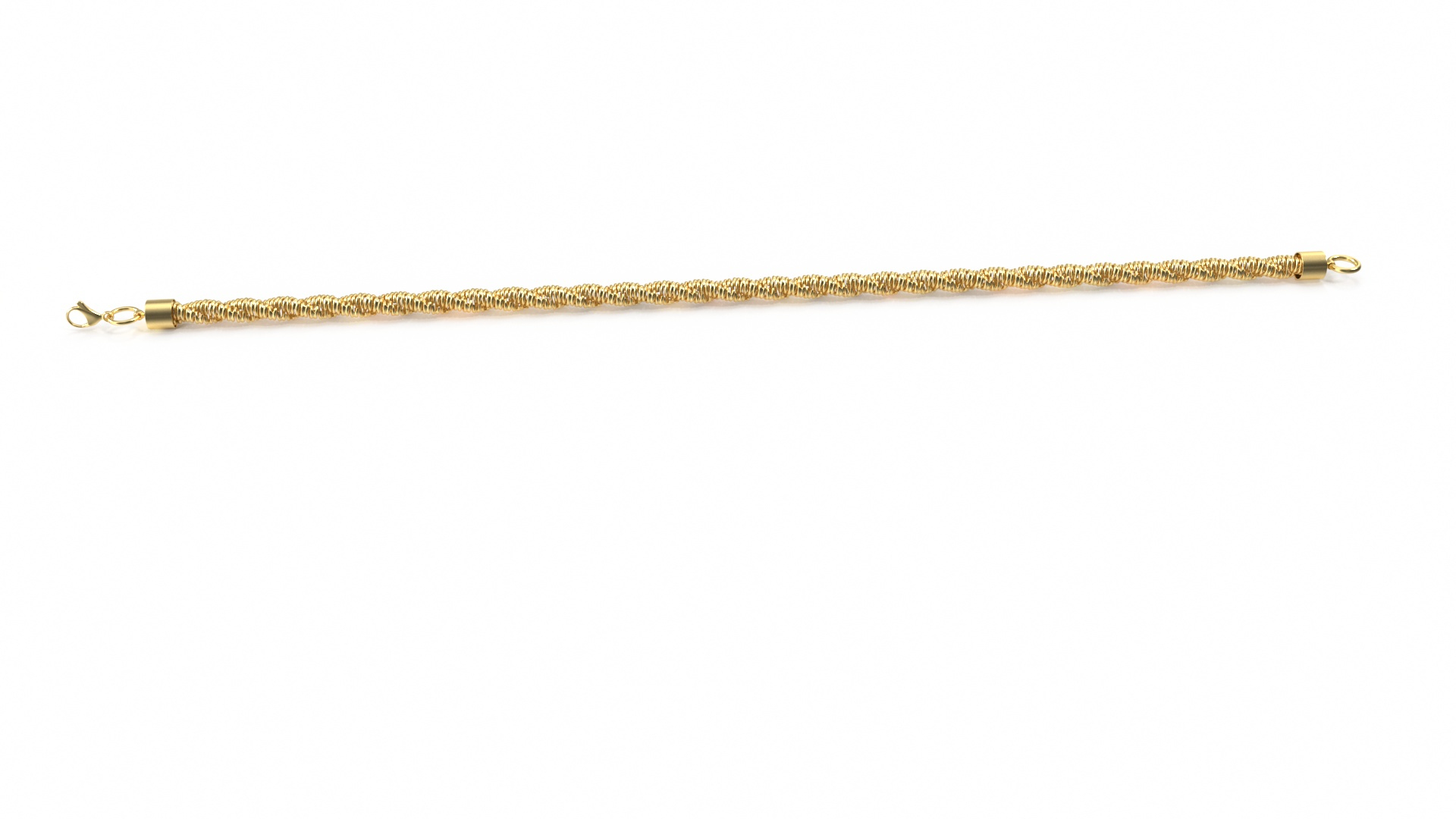 3D Golden Rope Chain - TurboSquid 2239825