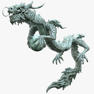 dragon oriental 3D model