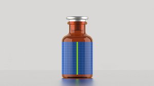Empty Glass Injection Vial