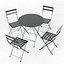 fermob bistro furniture chairs 3D model