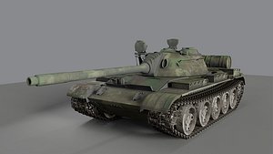tank t-55 t 3D