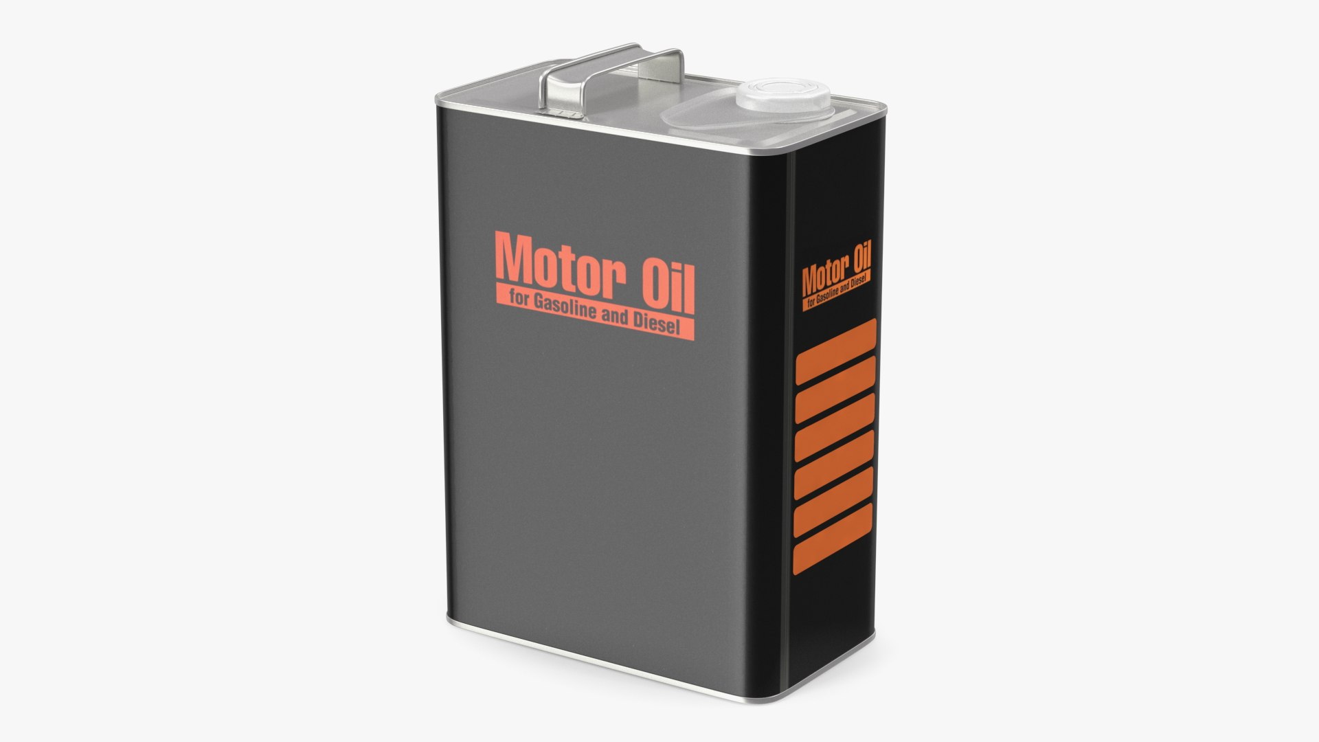 Motor Oil Metal Can 4L1 3D model preview