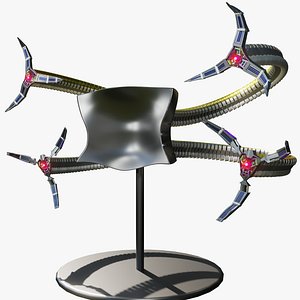 Doctor Octopus Spider-Man 2 Inspired Mechanical Arms 3D model