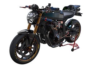 3D model 1100 gsxr streetbike motorcycle