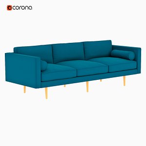 sofa west elm 3d max