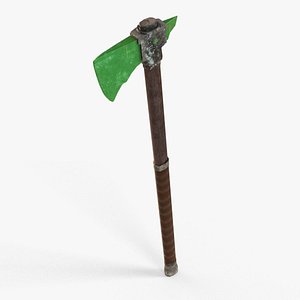 Axe - Emerald 3D model