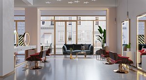 Luxury Hair Salon Styling Station Mirror Set- Keratin Color Blowout Tools