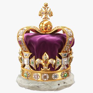 3D st edward crown