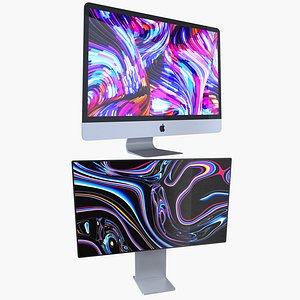 3D apple computer monitors imac