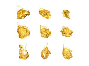 water splash pack - 3D model