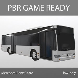 mercedes-benz citaro games pbr 3d model