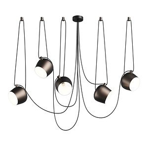 3D 727153 Omega Lightstar chandelier hanging model
