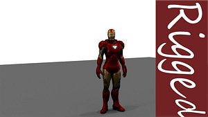 iron marvel 3D model