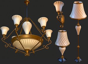 Vintage Light Pack PBR Game Ready