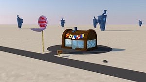 3d spongebob squarepants krusty krab
