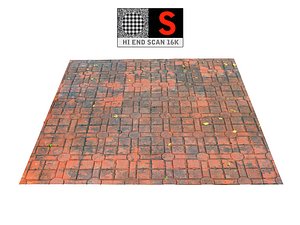 3D acient pavement 16k